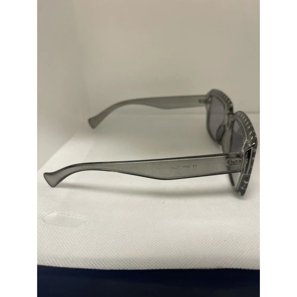 Black Bling Oversized Fashion Wear Sunglasses Square Frame Fun‎ Design D-19